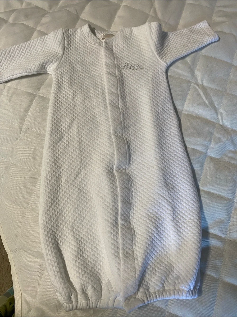 Kissy Kissy White Quilted Baby Sleep Sack
